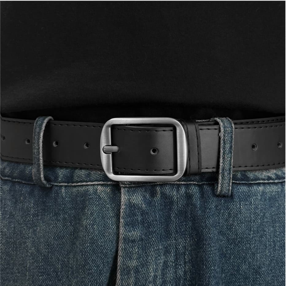 Ins jovem unissex pino fivela cinto masculino versão coreana Retro simples durável na moda All-Match Jeans cinto