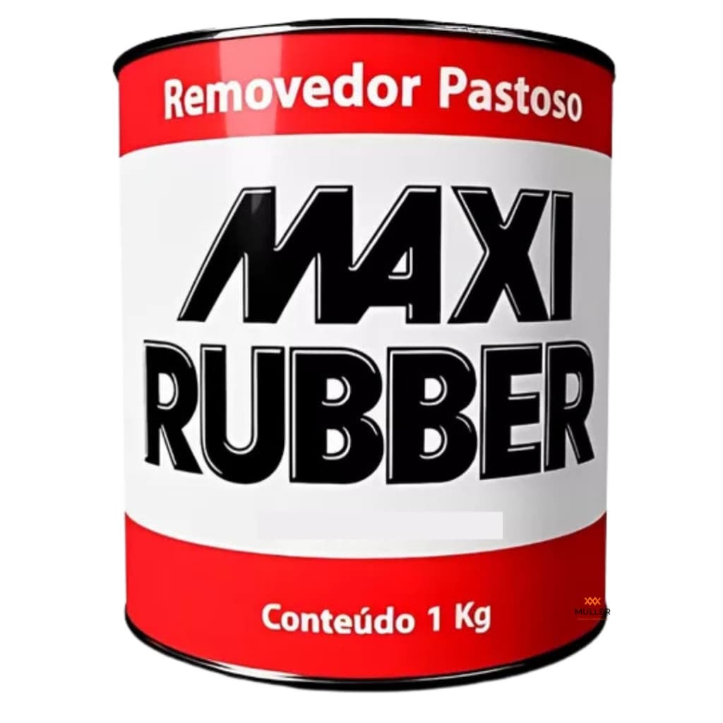 Removedor De Tinta Pastoso 500g ou 1Kg Maxi Rubber