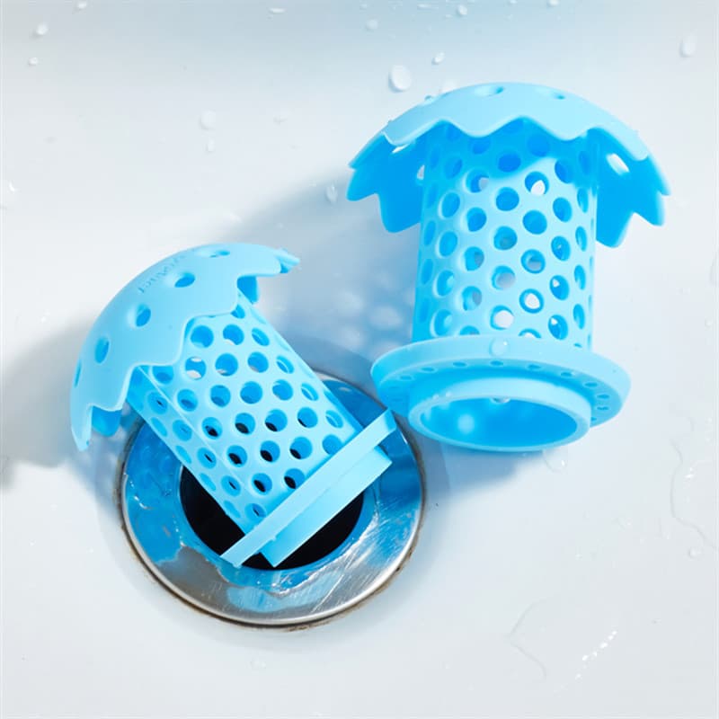 Filtro anti-entupimento para ralo de piscina e banheira, filtro de cabelo para banheiro, ralo de piso, filtro de silicon