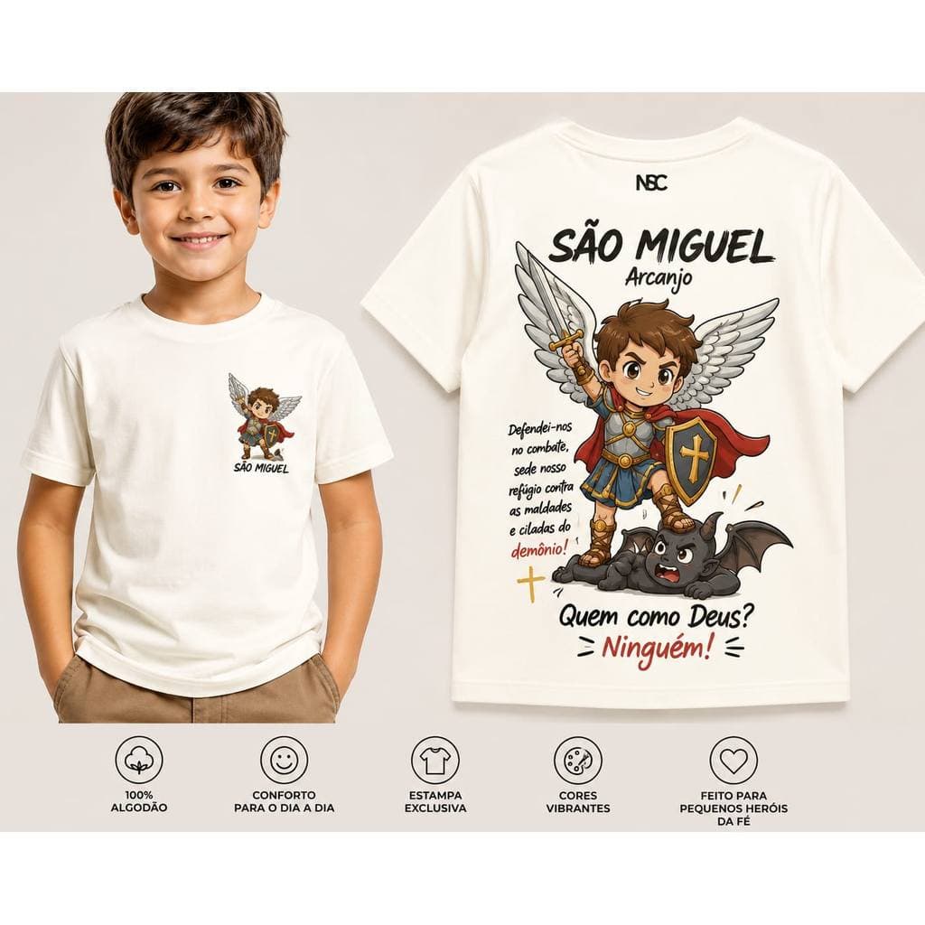 Camiseta Infantil São Miguel Aracanjo