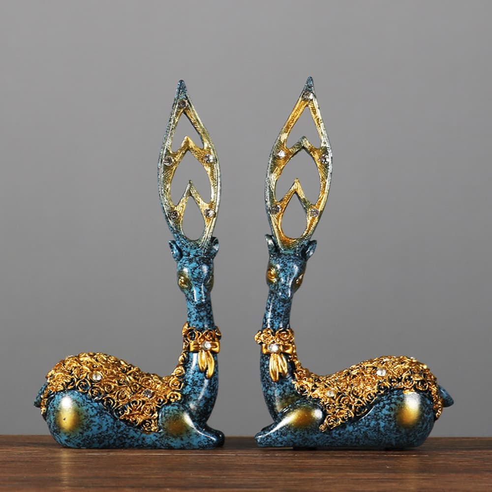 Sorte cervos sala de estar entrada decoração ornamentos casa criativo europeu armário TV vinho Rack vinho decoração suav