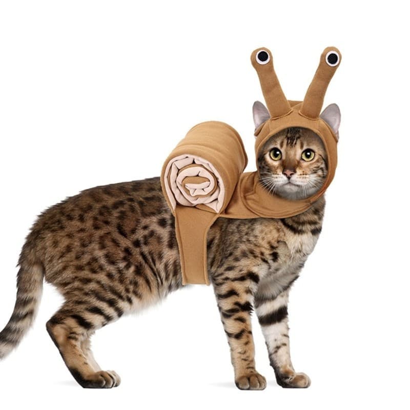 Alilin Adorável Cães Caracol Forma Macacão Roupas De Natal Halloween De Estimação