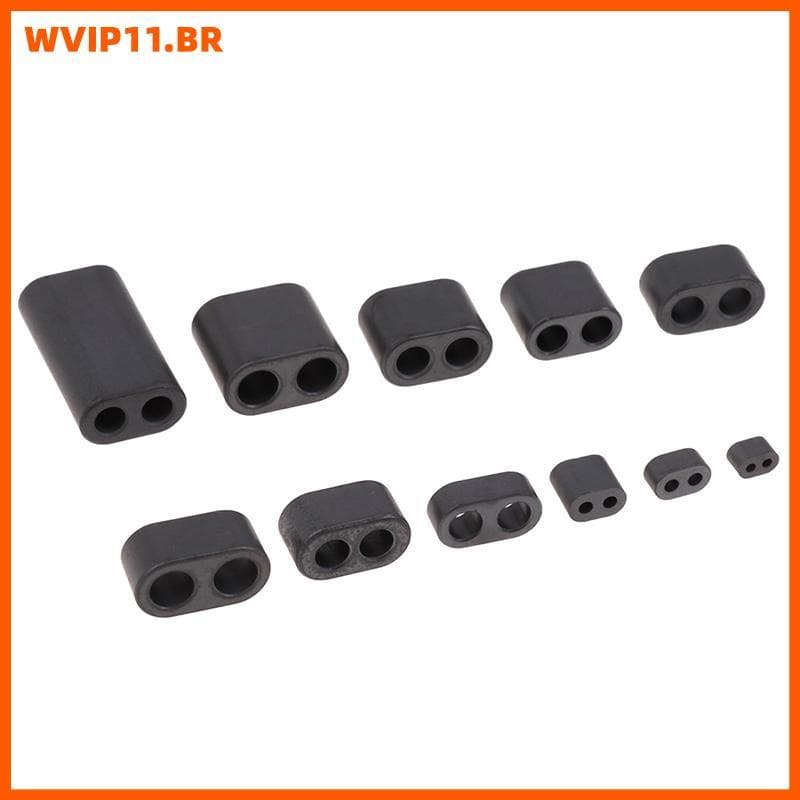 Anel Magnético De Furo Duplo Com Núcleo De Ferrite De Níquel-Zinco WVIP RF Abertura De 1-5 Mm , Comprimento 25 BR