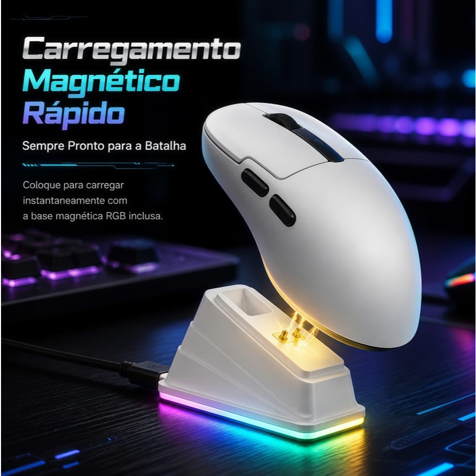 Mouse X11 Sem Fio Bluetooth Gamer Sem Fio Com Adesivo Bluetooth Usb 3 em 1