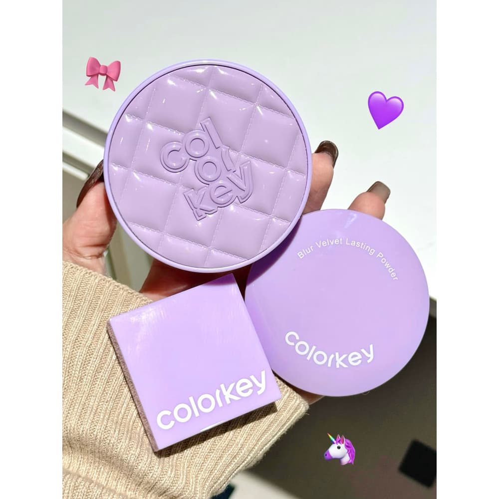 Almofada de Caviar Colorkey Corretivo leve Controle de óleo Não é fácil de tirar Almofada de essência hidratante de maqu