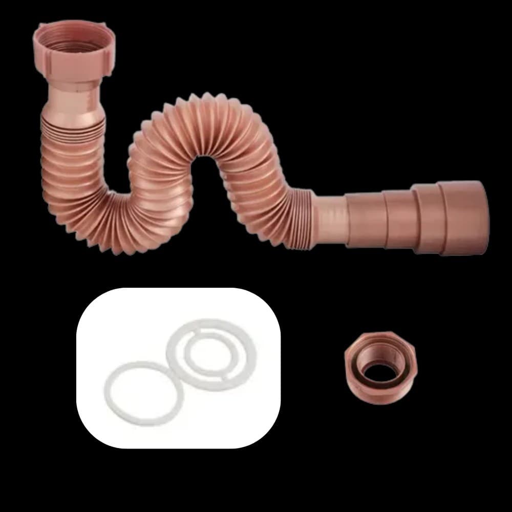 Sifão Extensivel Universal Plasbohn Cobre/rose Gold