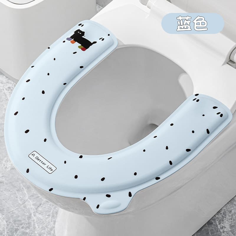 Assento sanitário novo estilo adesivo à prova d'água assento de cobertura de vaso sanitário descartável