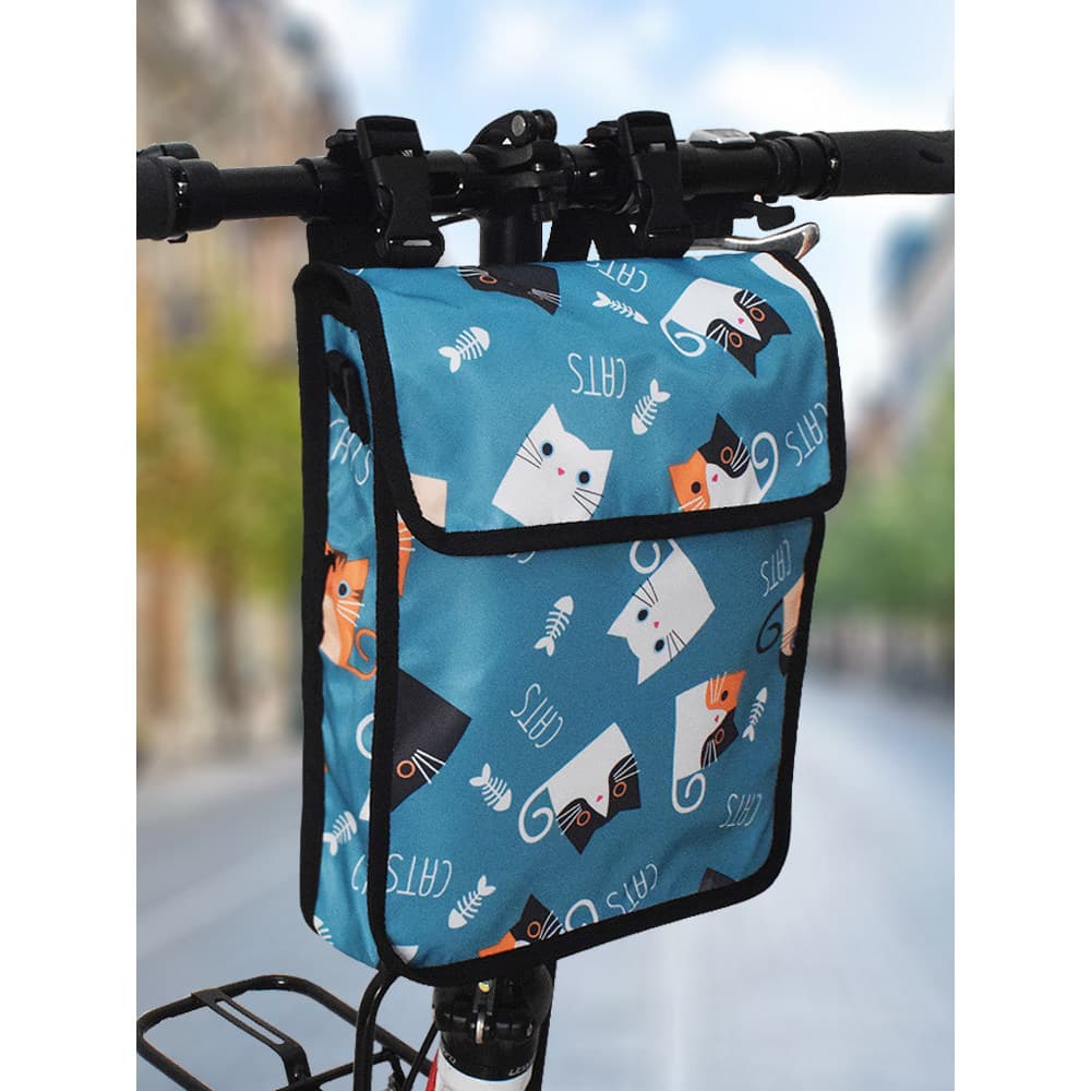 Veículo elétrico pendurado saco de armazenamento pequeno pendurado saco próprio bolso de armazenamento frontal da bicicl