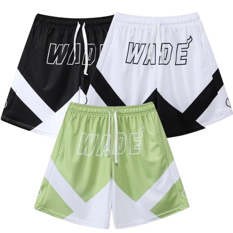 Shorts de basquete masculino esportes americano recortado shorts Wade de secagem rápida calças de bolso solto verão pret