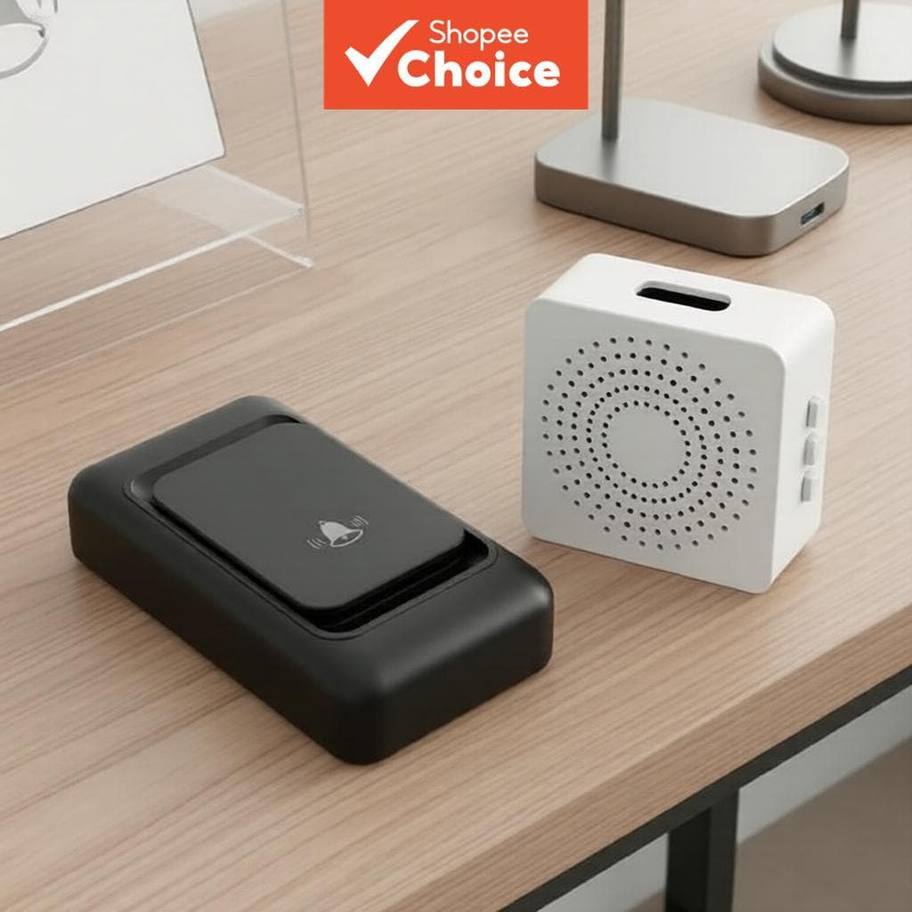 Campainha Sem Fio 150M De Longo Alcance Com 38 Sinos Interface USB Sistema De Segurança Residencial