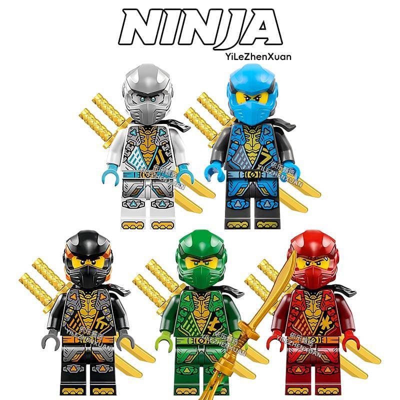 Temporada 19 Dragon Rise Lloyd Sola Bloco de Construção Minifigura Brinquedo Montado