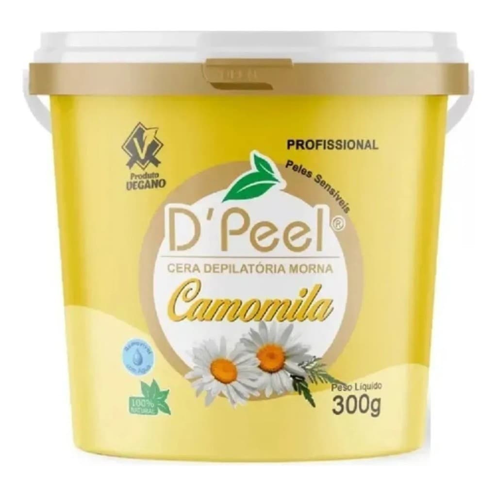 CERA DEPILATÓRIA MORNA CAMOMILA D'PEEL 300G