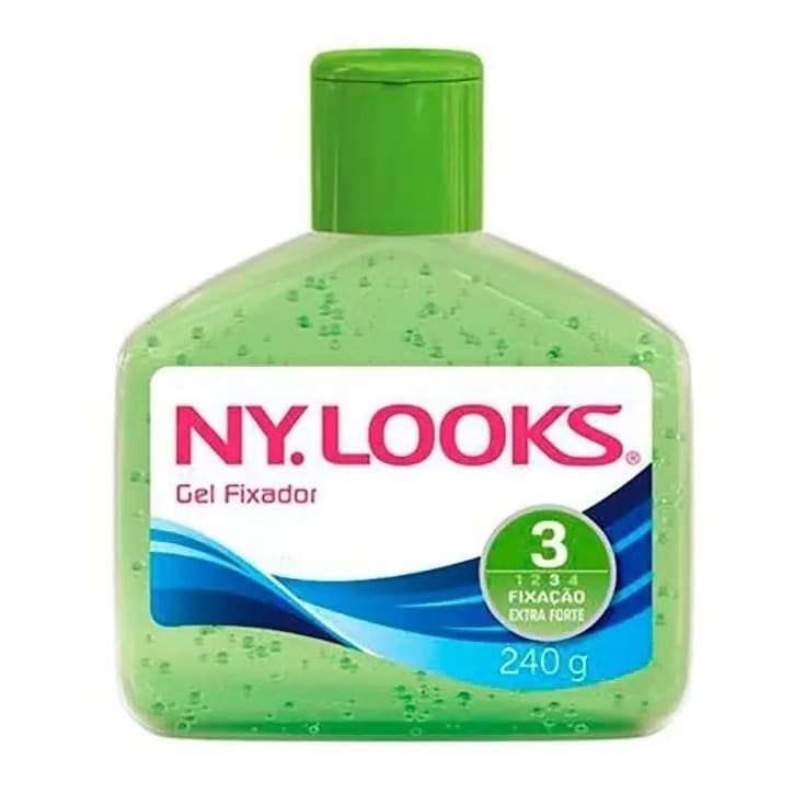 Gel Cabelo Ny Looks Verde 240g