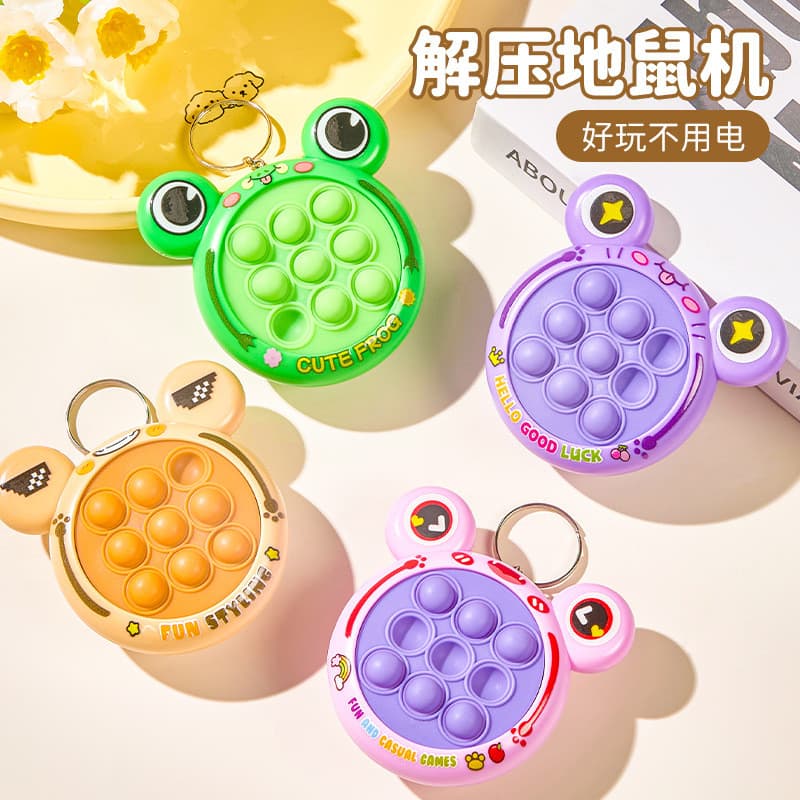 Mini Console de Jogo Portátil Quick Push Whack-A-Mole Brinquedo para Alívio do Estresse