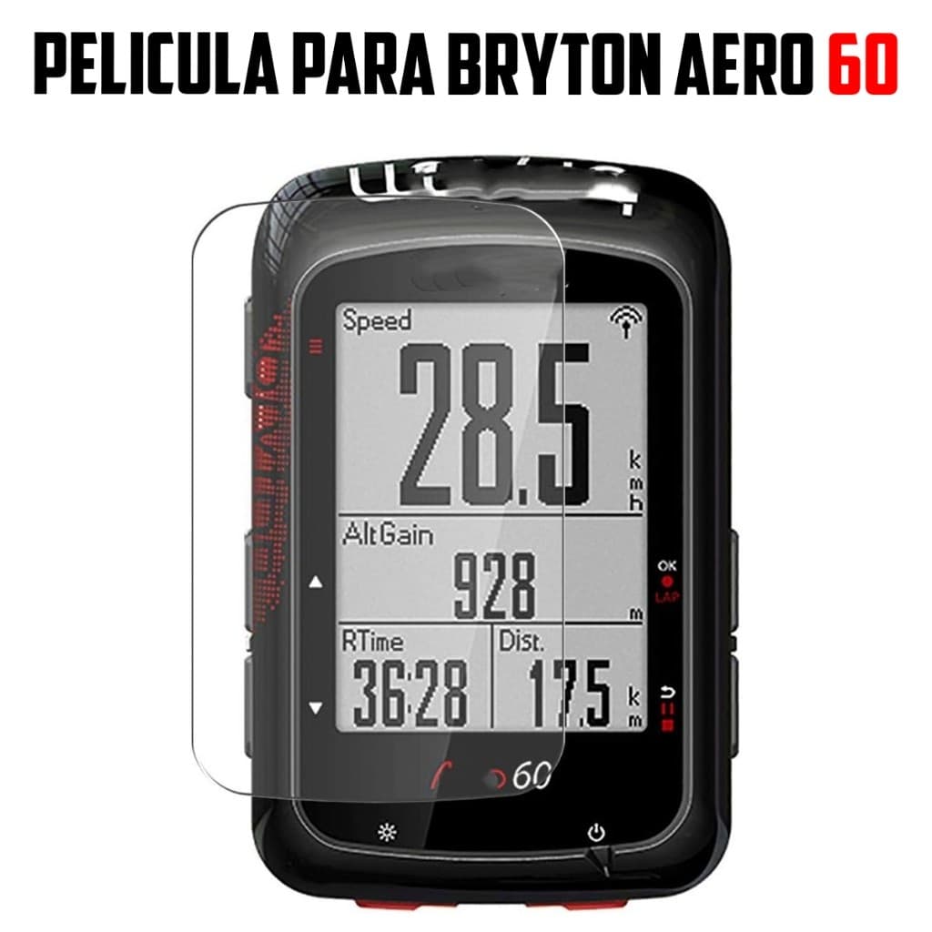 Película para Ciclocomputador gps Bryton AERO 60 de Hidrogel Proteção de Tela