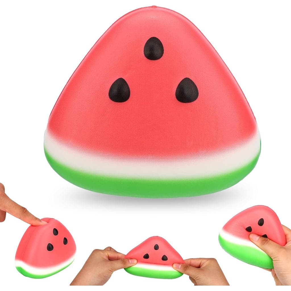 Brinquedo Squishy de Melancia BOXOB, Brinquedo Antiestresse Macio de PU |   10x9x6cm/3.93x3.54x2.36in Brinquedo Antiestr