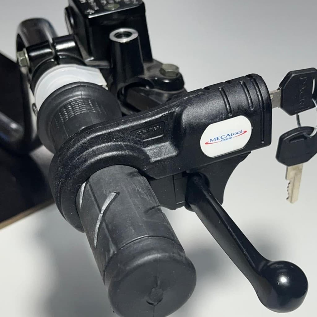 Trava Antifurto Para Moto Manopla Manete Modelo Universal