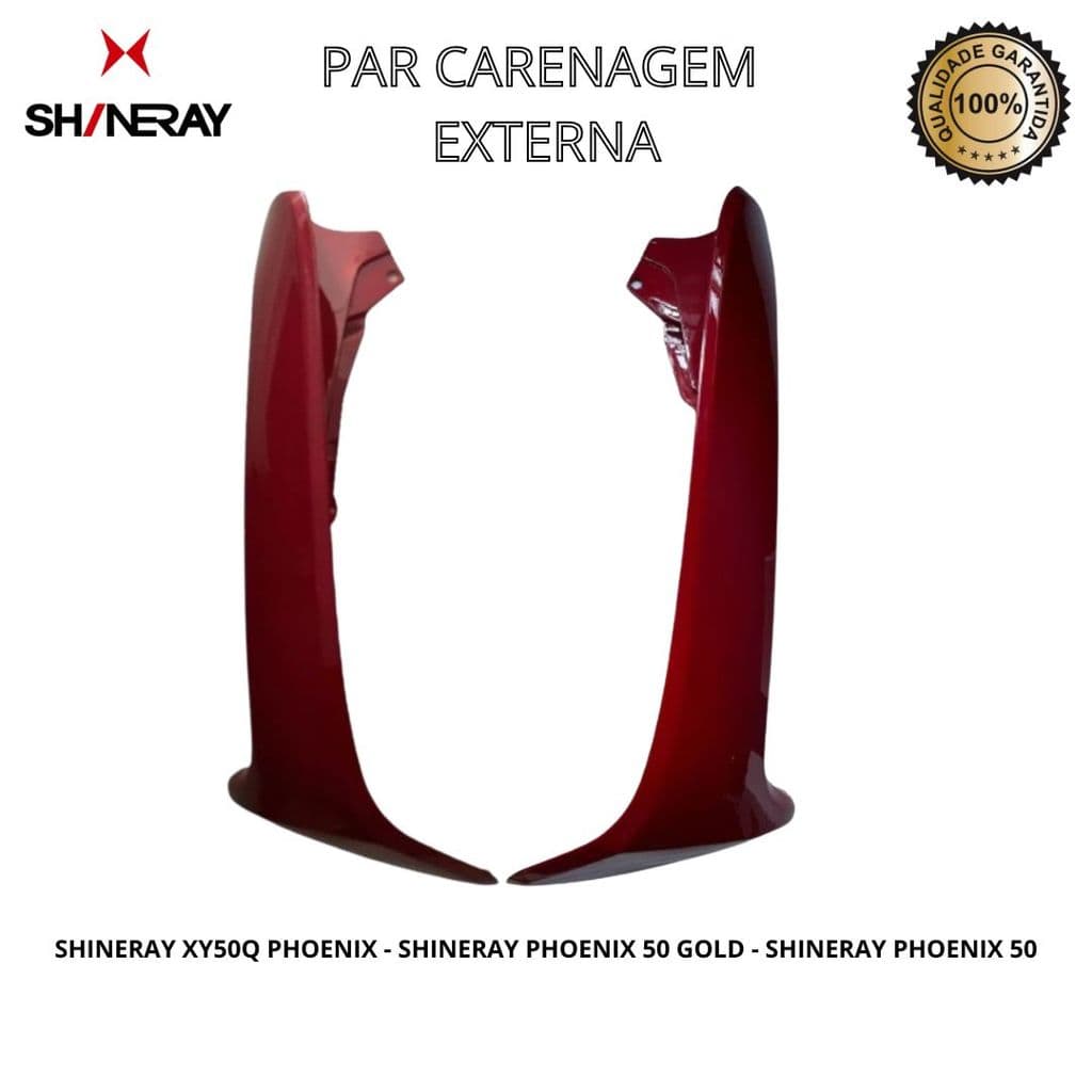 Par Carenagem Externa Xy50Q Phoenix Gold Vermelho