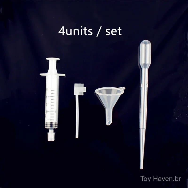 4pcs/conjunto Adicionar à Lista de Compras Ferramenta de Refil de Perfume Difusor de Plástico Seringa Funil 7AOK