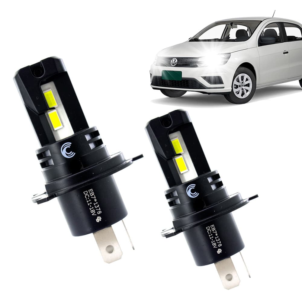 Kit Led H4 Boost Farol Gol Corsa Celta Uno Automotivo