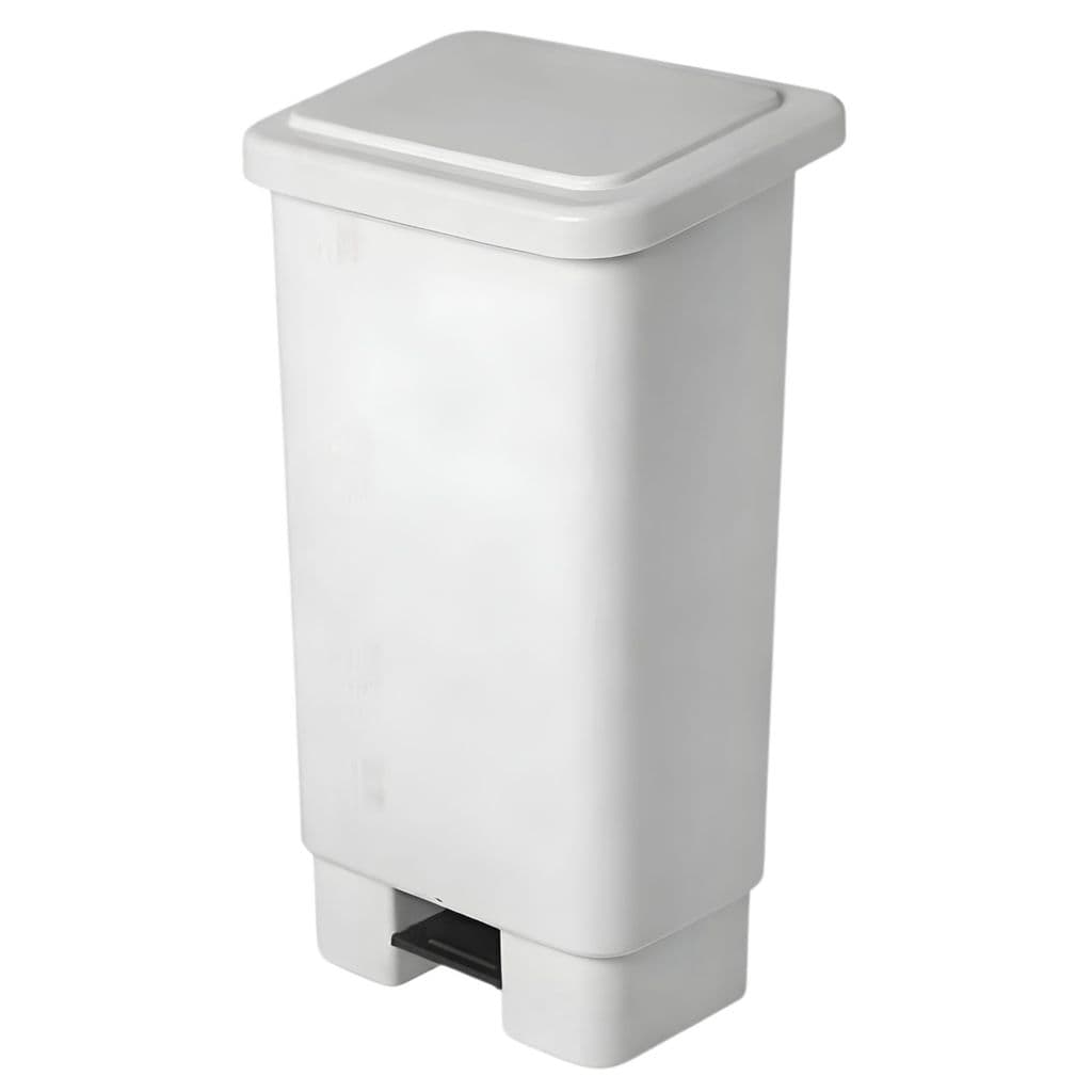 Lixeira 50L/70L Pedal Branco Lixo Profissional Hospitalar Banheiro Comércio Escritório Antiodor