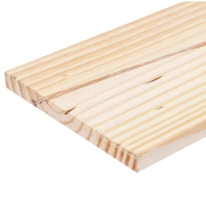 Tábua Para Prateleira Várias Medidas Plainada e Lixada Madeira Pinus Maciça Natural  Artesanato Nicho Decoração