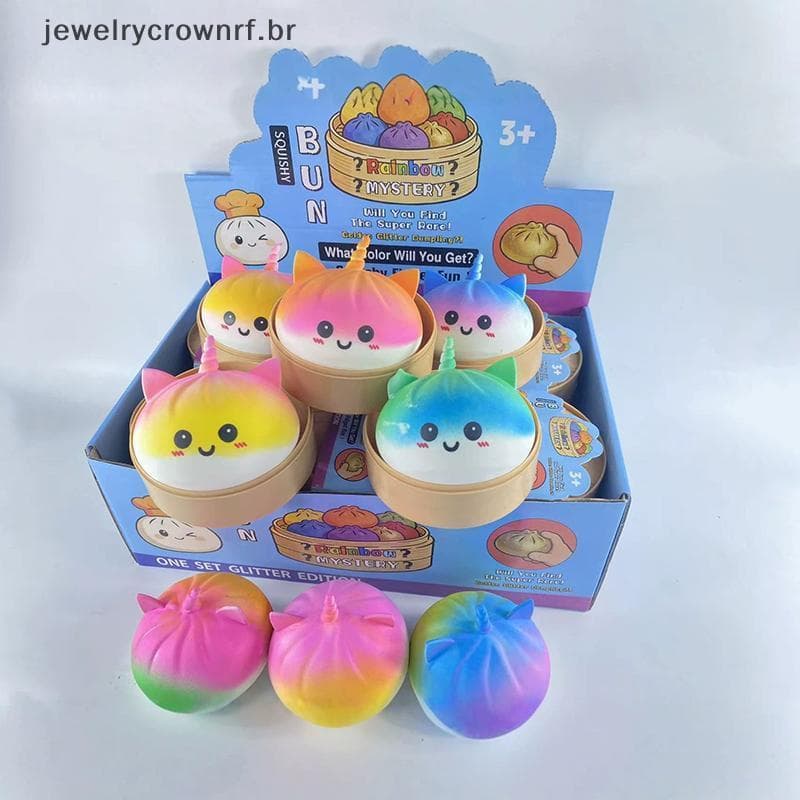Bao Bun Squeeze Brinquedo Perfumado Lento Subindo Sensorial Alívio Do Estresse Presente Para Crianças Presentes Feriado