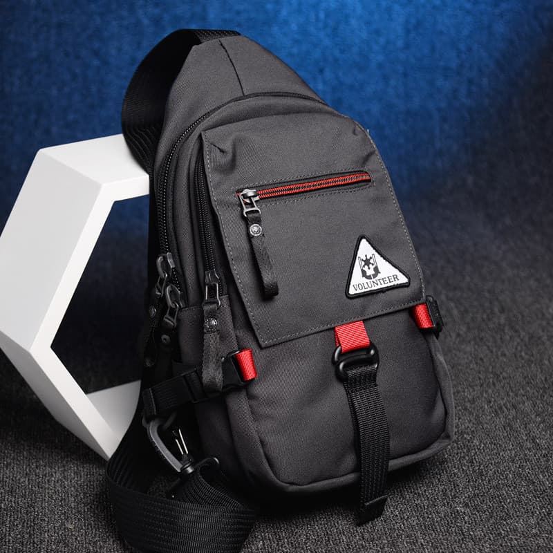 Bolsa de peito de grande capacidade 2026 novo estilo bolsa masculina Oxford pano bolsa de ombro bolsa mensageiro masculi