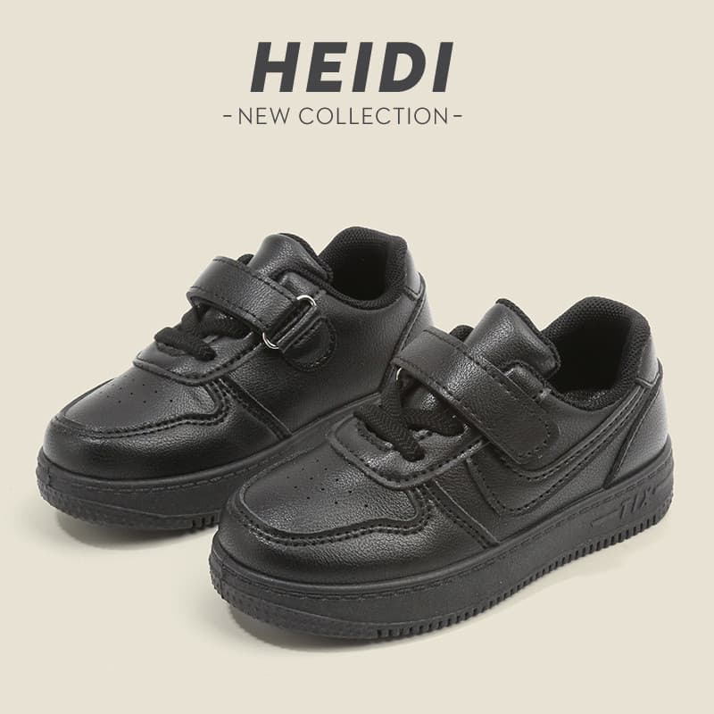 Crianças sapatos esportivos primavera outono meninos sapatos casuais comércio exterior preto meninas tênis sola macia Ca