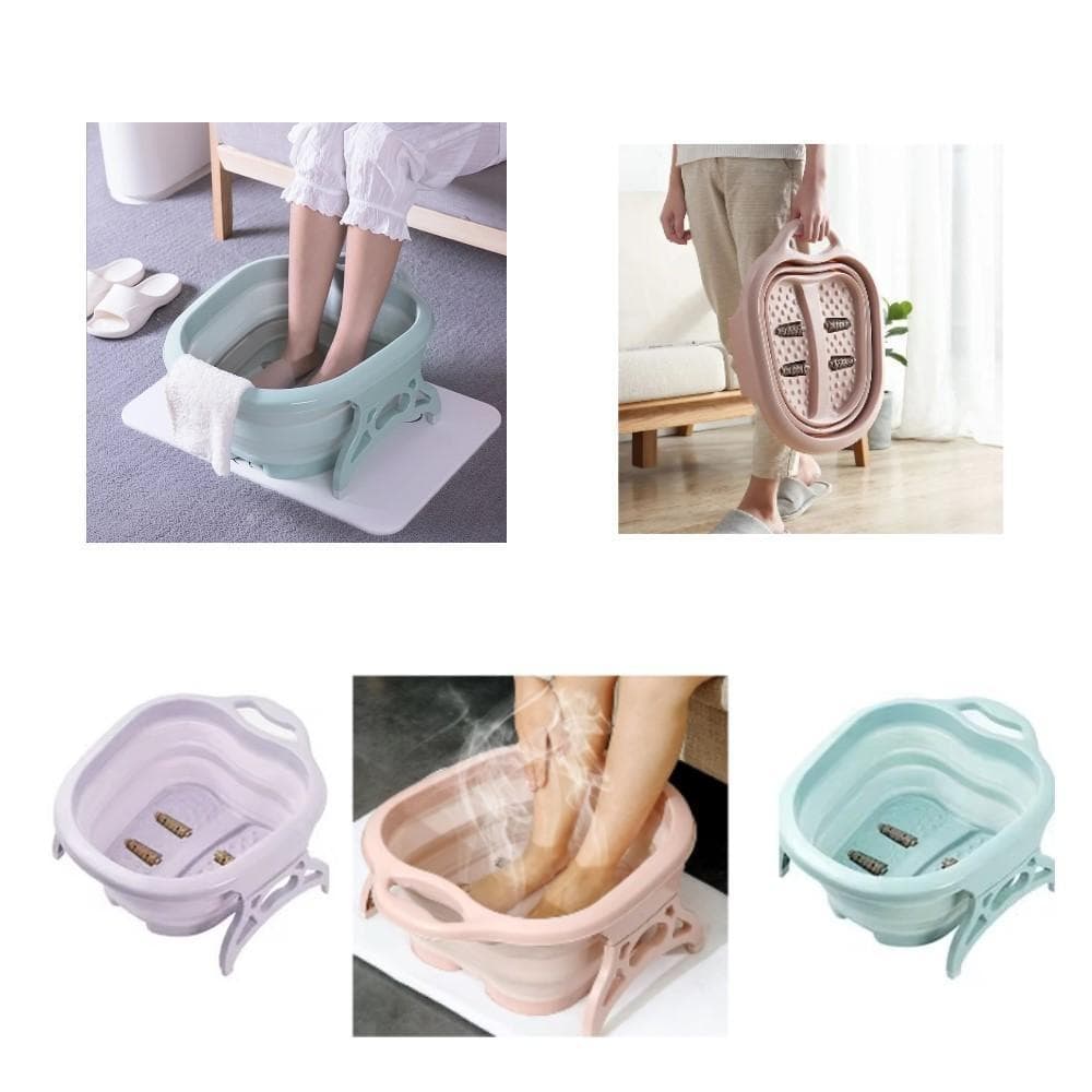 Bacia Para Spa dos Escalda Pés Hidromassageador Massageadora Dobrável