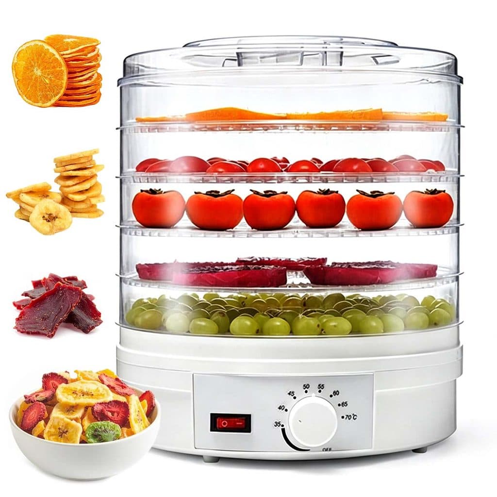 Desidratadora Alimentos Frutas Carne 5 Bandejas 220v 220v Branco