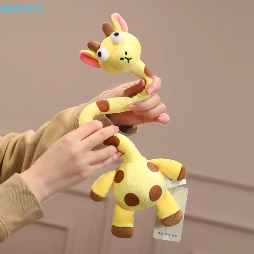 Chaveiro De Girafa De Pescoço Longo De Pelúcia EPOCH1 , Pingente De Bolsa De Pato Branco Com Design Engraçado Da Mous 98