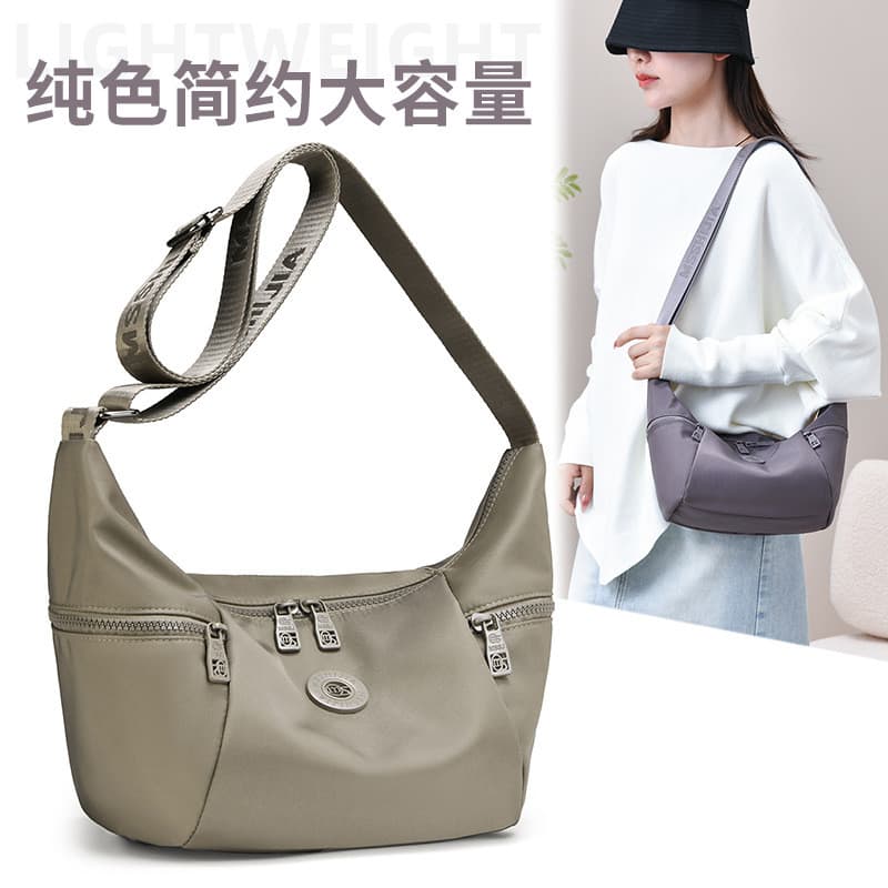 Bolsa de pano japonesa ultraleve à prova d'água, masculina e feminina, bolsa mensageiro de ombro multifuncional, Nylon,