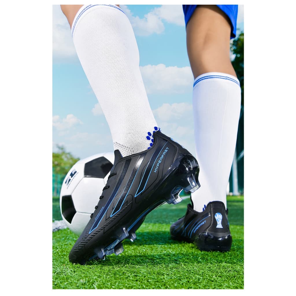 Chuteira de campo Novas Chuteiras Infantis FG Com Pontas Longas , Botas de Treinamento de Futebol de Relva artificial Ju