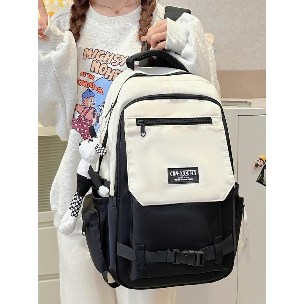Funcional Casual mochila de grande capacidade masculino júnior estudante do ensino médio mochila nova leve feminino facu