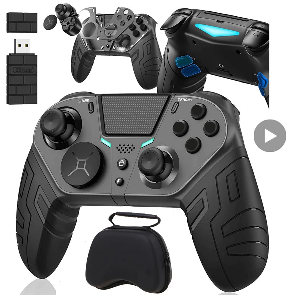 Controlador Para PS4 PS3 PS Playstation 4 3 PC Controle Sem Fio Bluetooth Móvel Android TV Gamepad Jogo Almofada Joystic