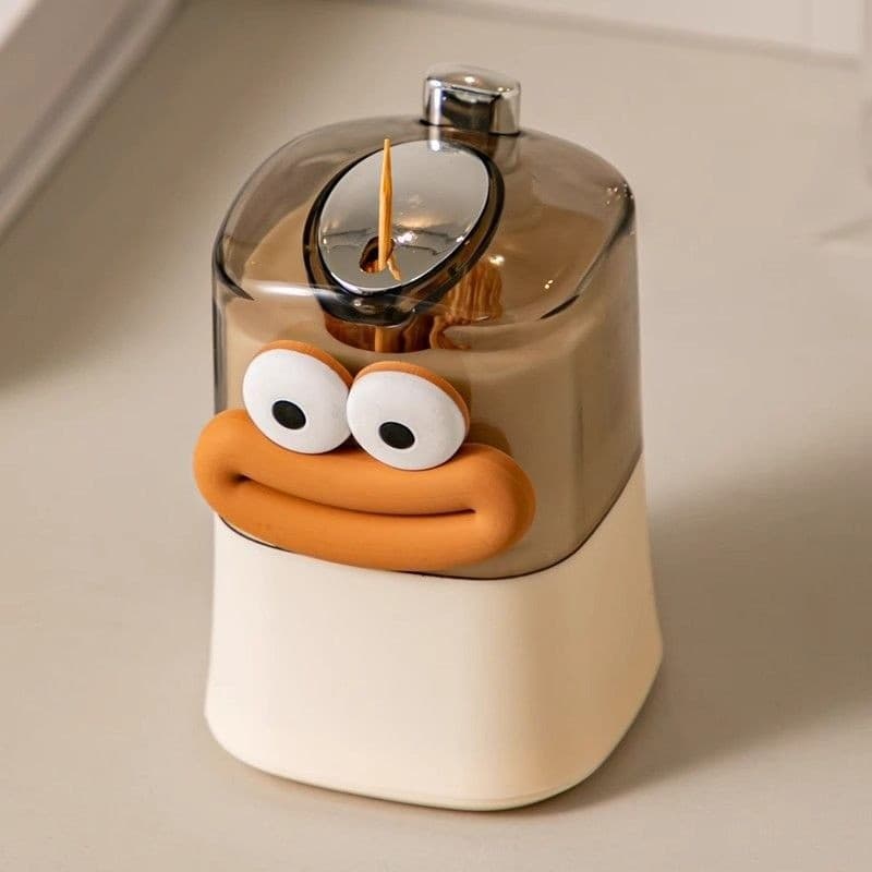 Porta-palitos de pressão com abertura automática, frasco de palitos criativo e personalizado para uso doméstico, pote de