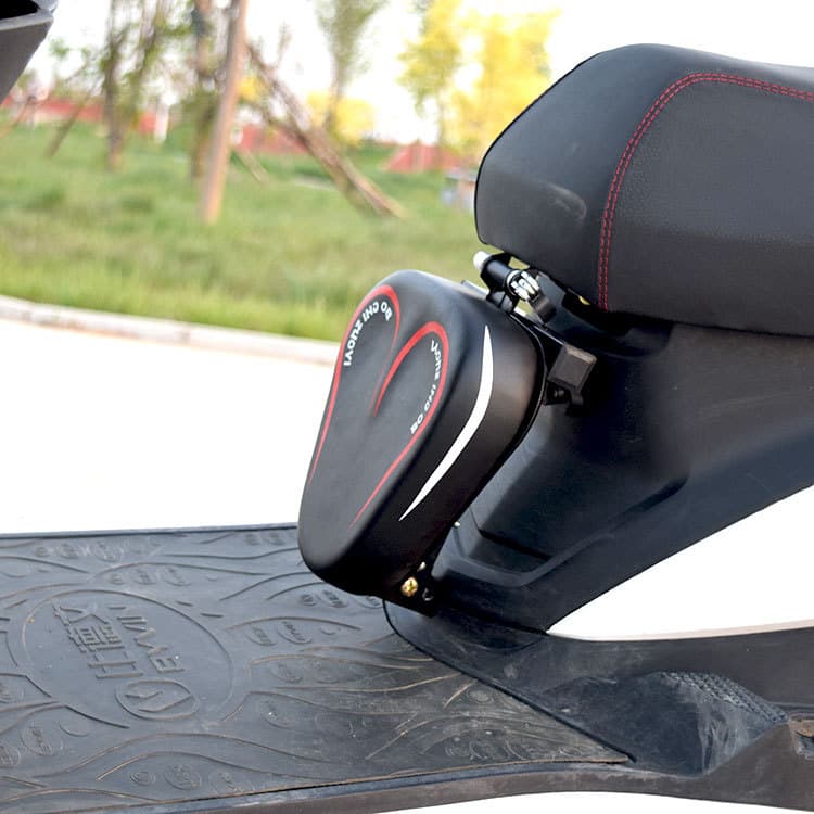 Assento infantil para motocicleta elétrica, Pedal dobrável dianteiro, bateria, carro, bebê, assento de segurança