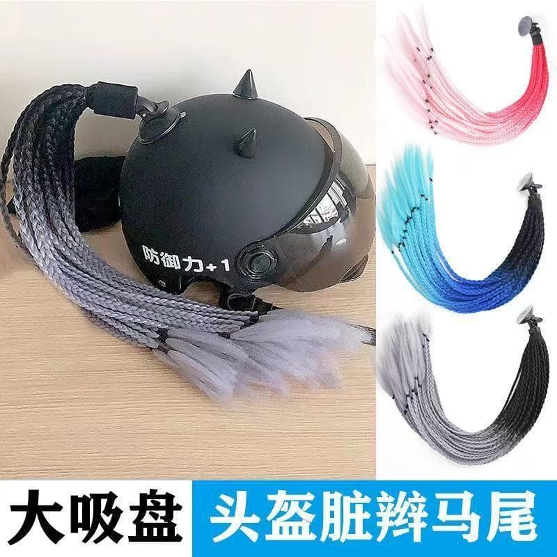 Decorações de capacete de esqui motocicleta elétrica piloto Takeaway masculino único pequenos acessórios pequeno irmão s