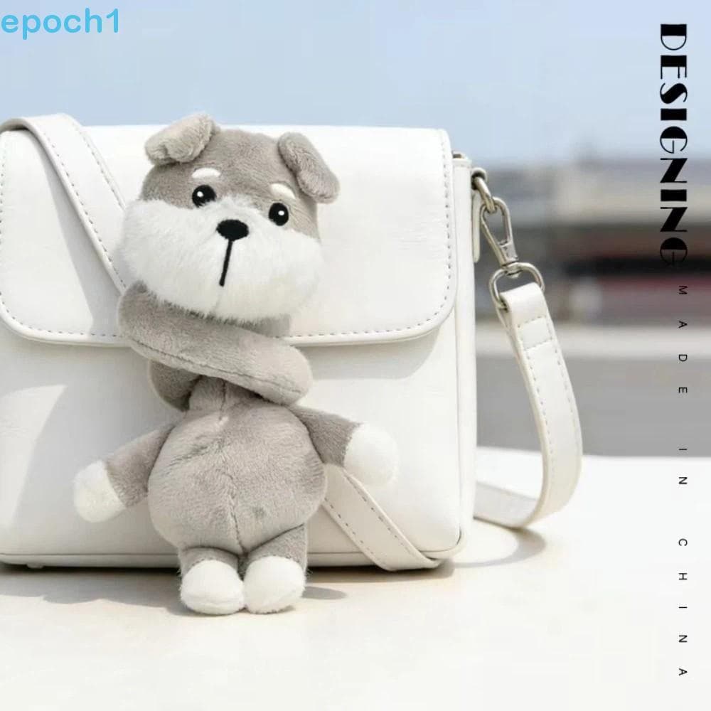 EPOCH1 Chaveiro De Pelúcia De Gato De Pescoço Longo , Design Engraçado Pingente De Bolsa De Ovelha De 40CM , Schnauzer E
