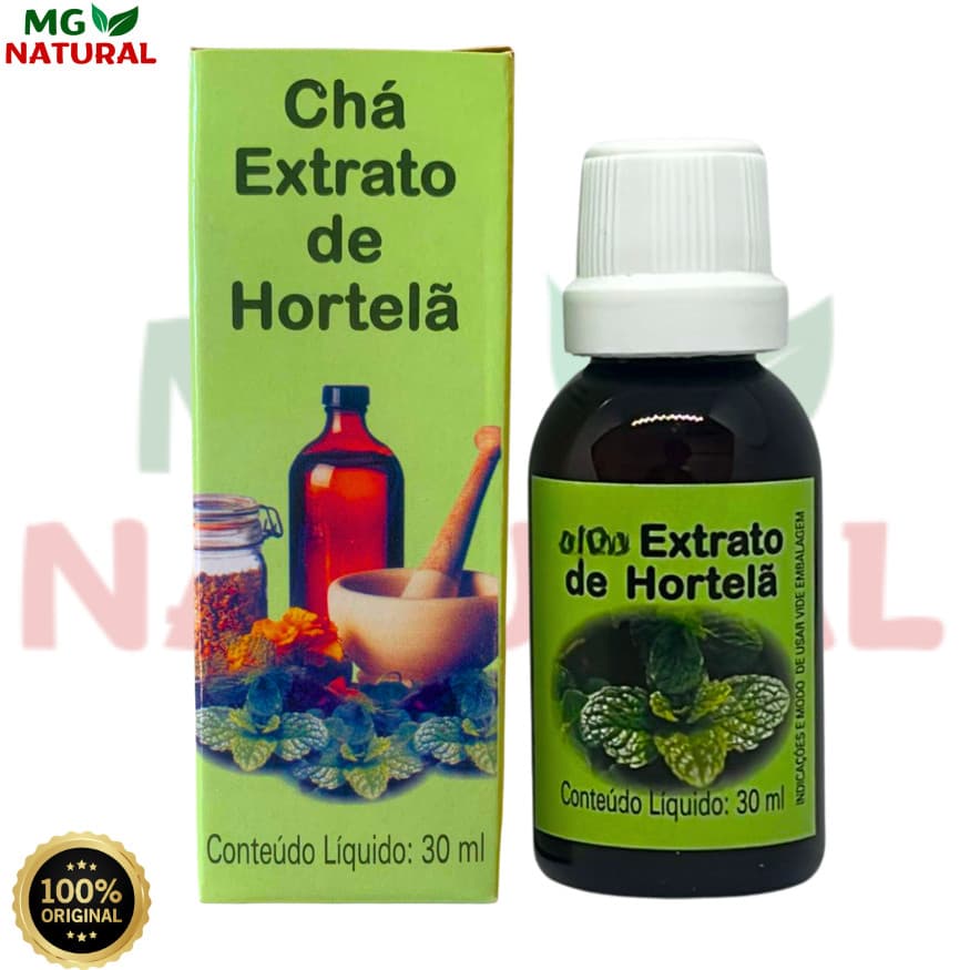 Kit 3 Extrato de Hortelã 30ml Original | Mais Economia | Envio Rápido
