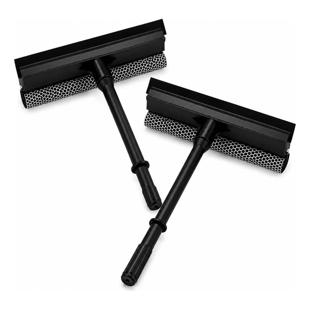 Kit 2 Rodo Limpador Vidros Janelas Carro Cabo 2 em 1 Multiuso