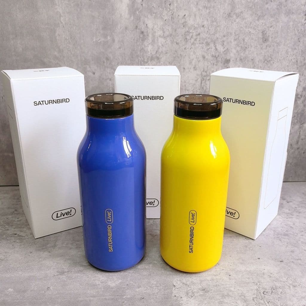 Santon Half Live Theme Style Acompanhando Copo Térmico 304 Garrafa Simle de Aço Inoxidável 450ml/300ml