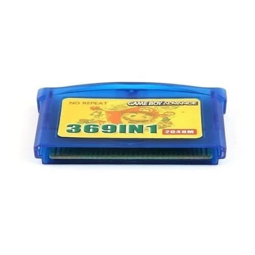 Cartucho Fita 369 Em 1 Game Boy Advance Gba Multi Jogos 369
