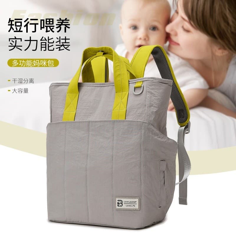 Cross-Border grande capacidade mamãe saco simples bebê Outing armazenamento mochila mãe bebê saco bolsa luz mamãe