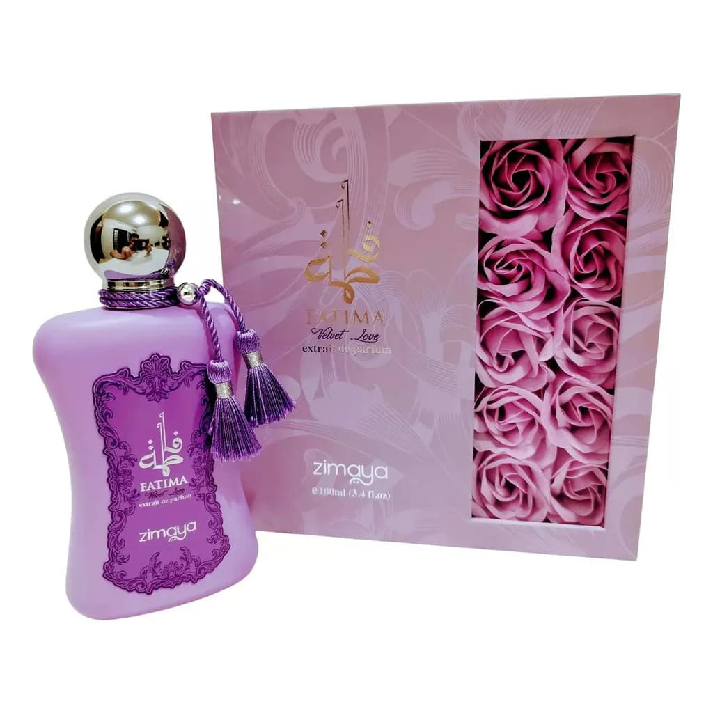 Perfume Velvet Love Fatima Extrait De Parfum Zimaya 100ml Original Lacrado Importado