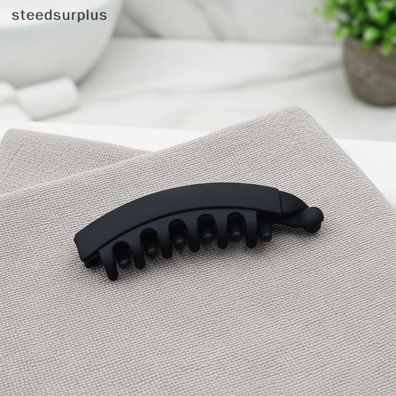 Grampos De Cabelo Banana Para Mulheres , Antiderrapante , Textura Fosca , Garras , Acessório Elegante Trabalho E Festas