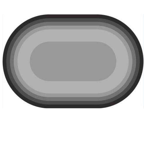 Tapete Oval Banheiro Antiderrapante Confortavel Decorativo Cores Sortidas Protecao Solo