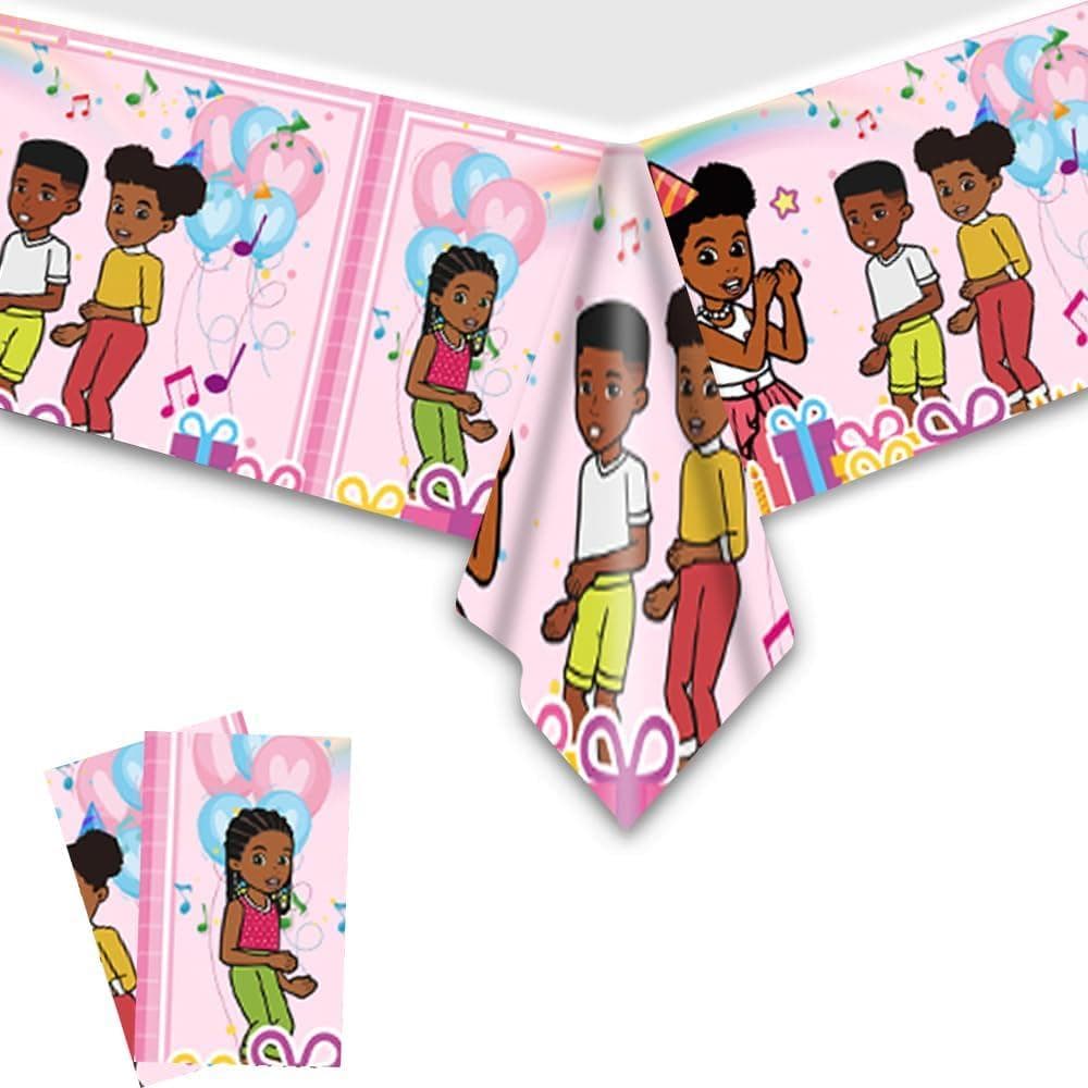 2 Pacotes de Toalhas de Mesa Descartáveis Gracies Corner para Festas de Aniversário e Decorações para Meninos, Chá de Be