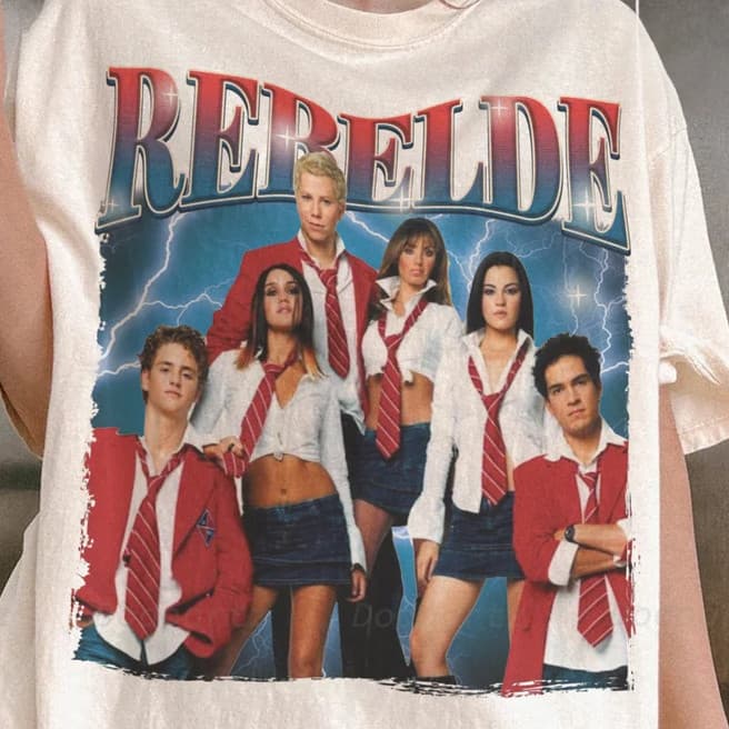 Camiseta Unissex Algodão RBD Rebelde Integrantes